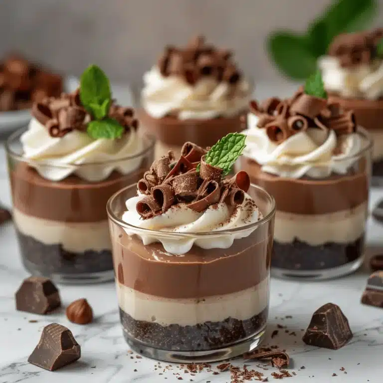 Chocolate Mousse Cheesecake Cups - featured image