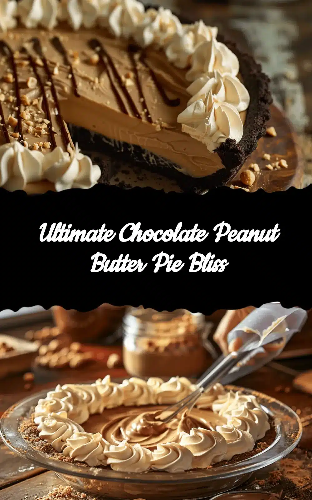 chocolate peanut butter pie recipe