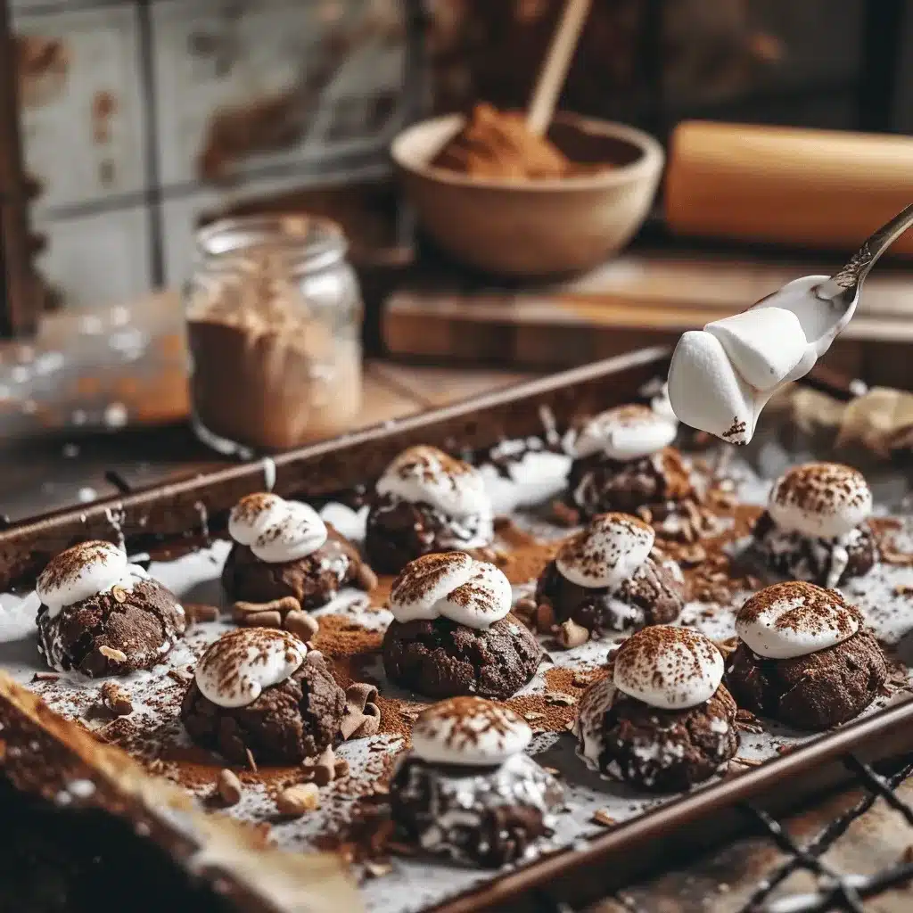 Hot Chocolate Cookies preparation steps