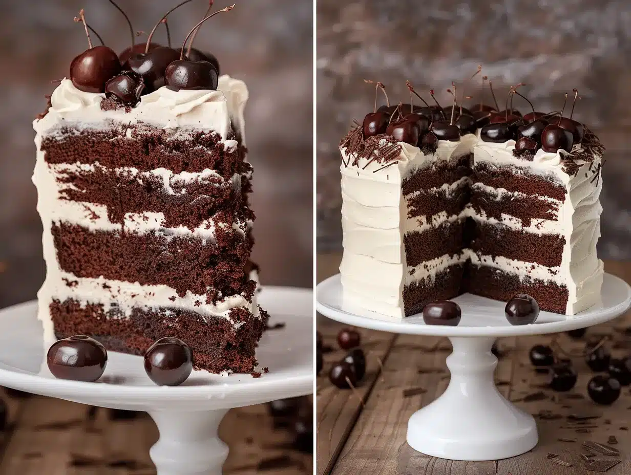 Black Forest cake recipe preparation steps