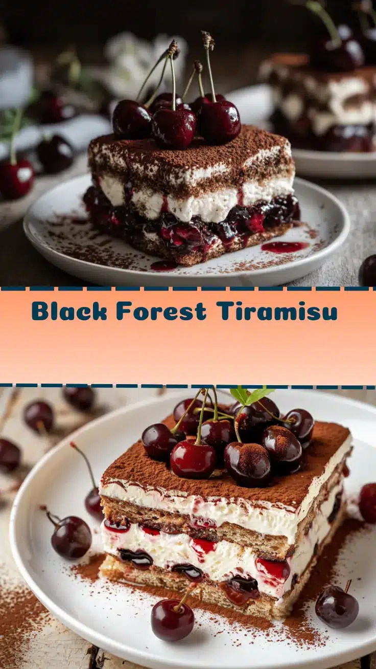 Black Forest Tiramisu recipe