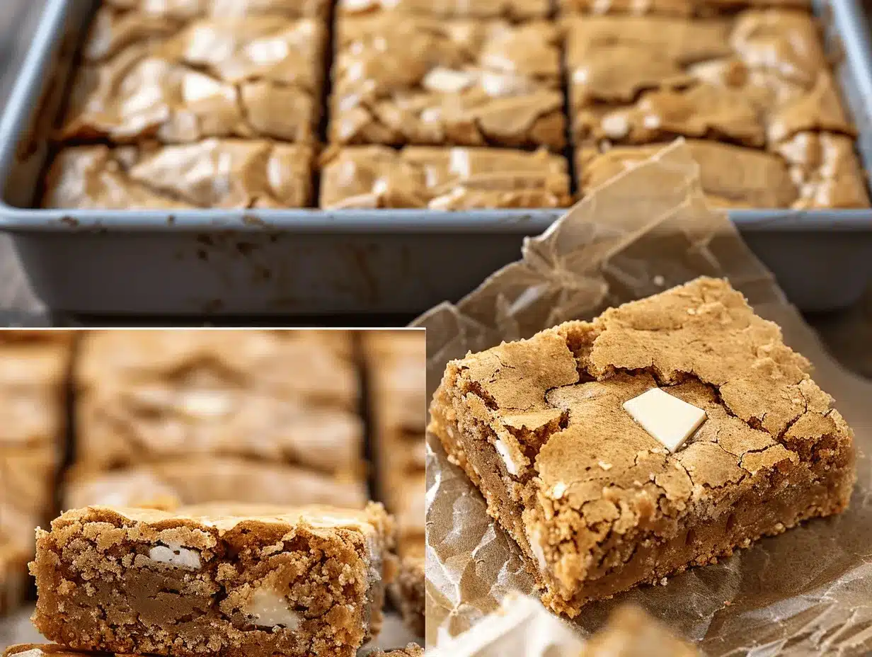 blondies vanilla brownies preparation steps