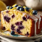 blueberry lemon pound cake - featured image