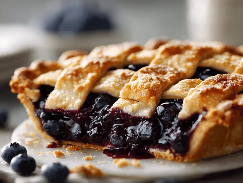 blueberry pie recipe - featured image