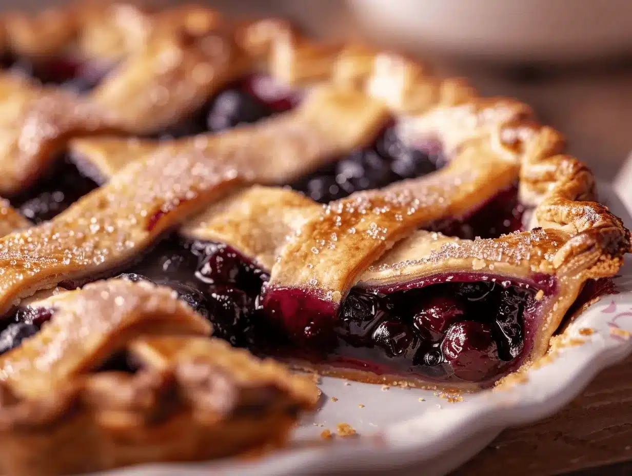 blueberry pie recipe preparation steps