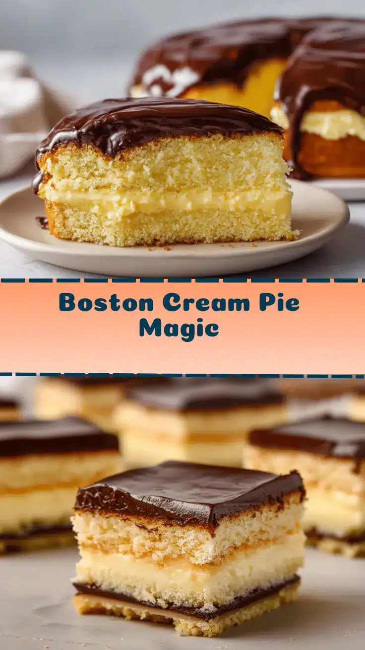 Boston Cream Pie recipe