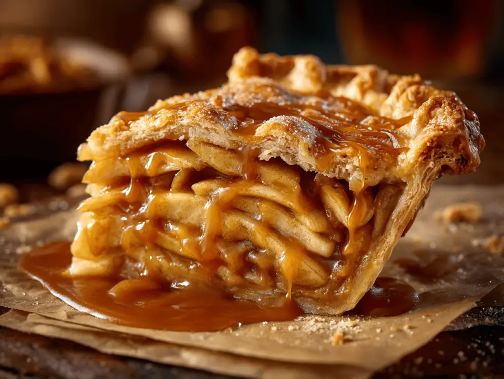 caramel apple pie recipe - featured image