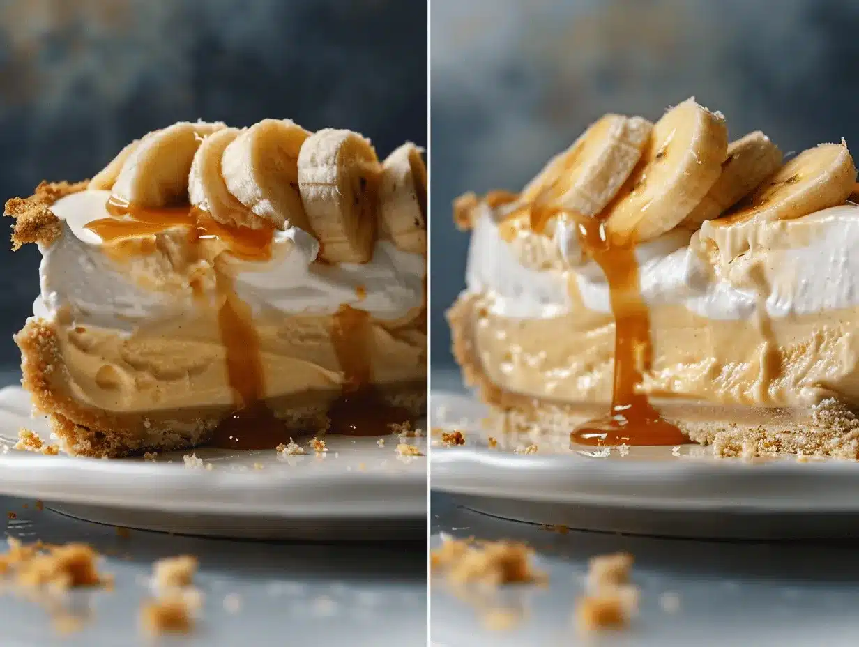 caramel banana cream pie preparation steps