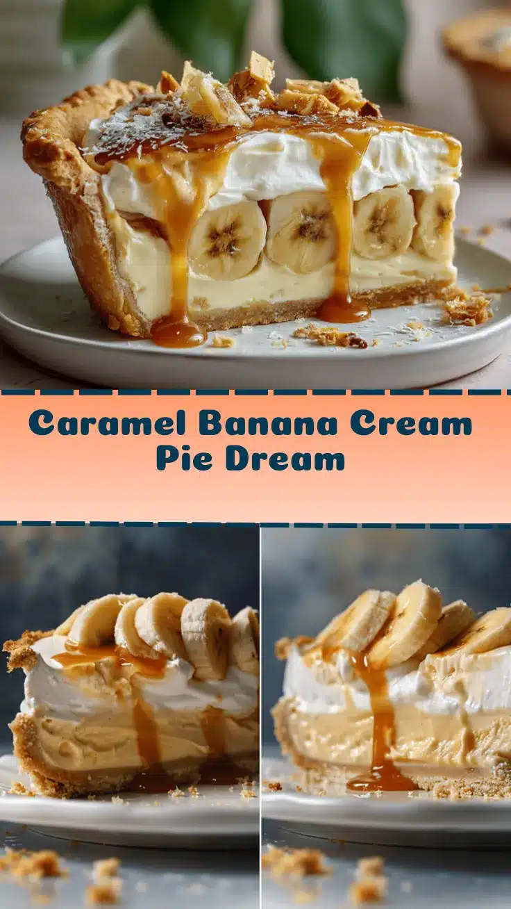 caramel banana cream pie recipe