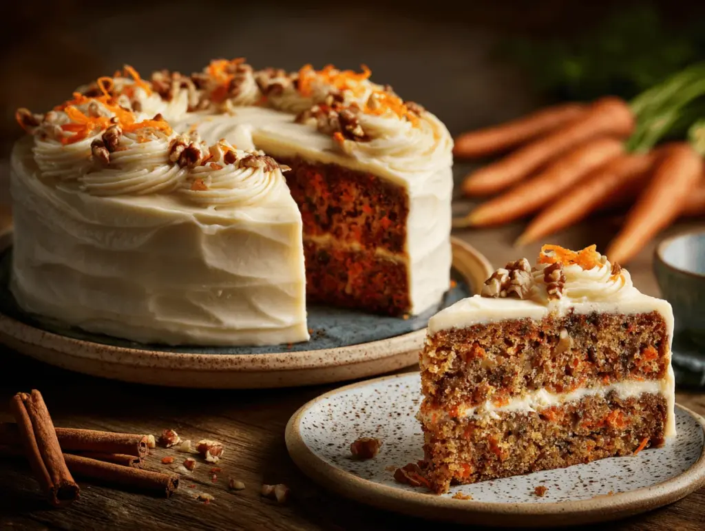 carrot cake recipe - featured image