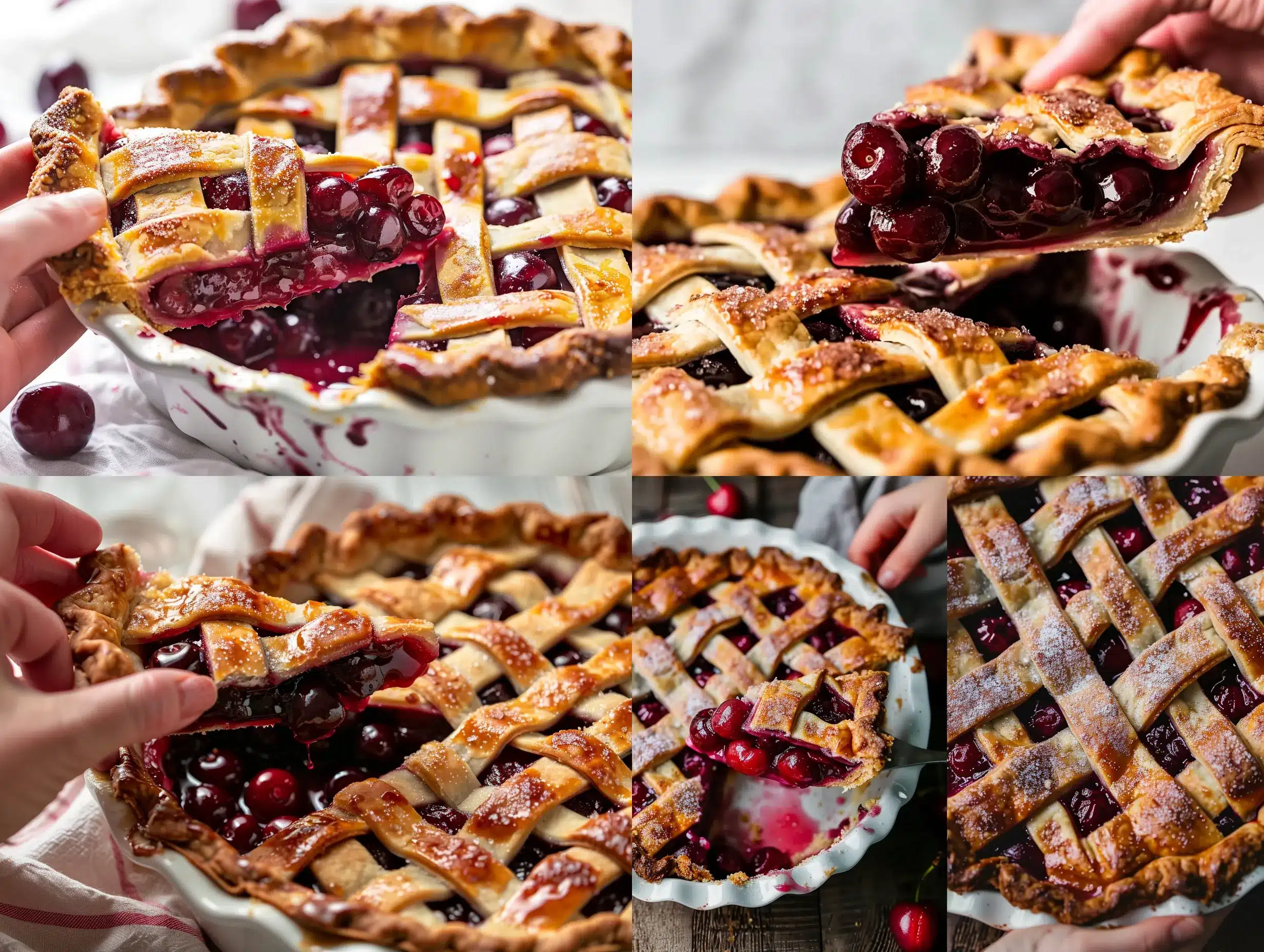 cherry pie recipe preparation steps