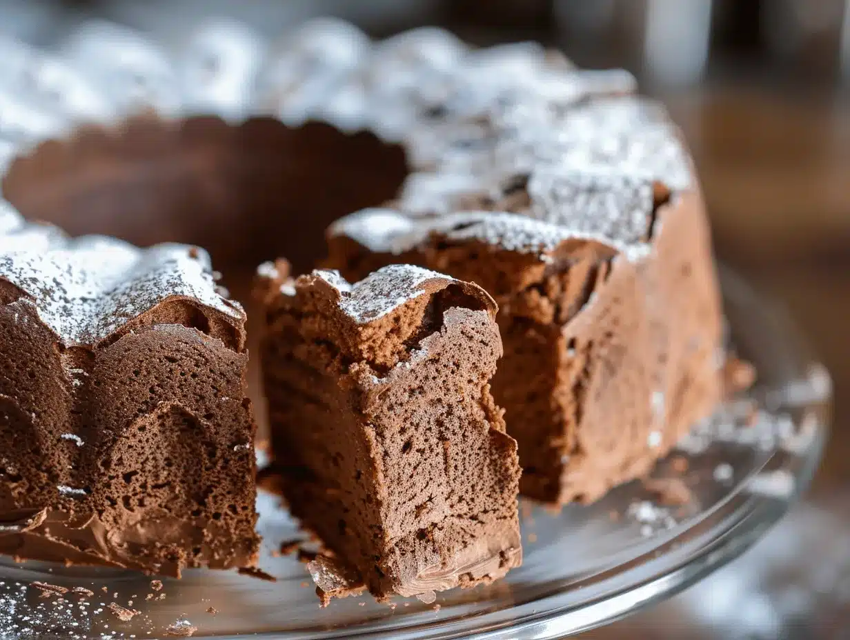 chocolate angel food cake preparation steps