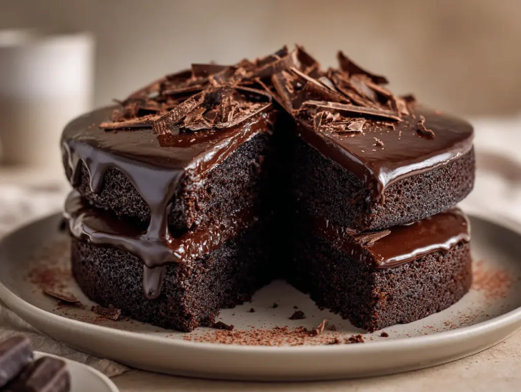 chocolate fudge cake - featured image