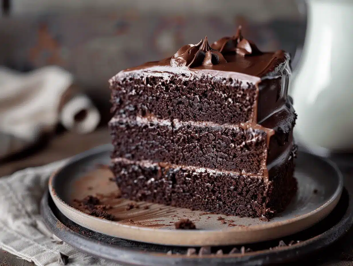 chocolate fudge cake preparation steps