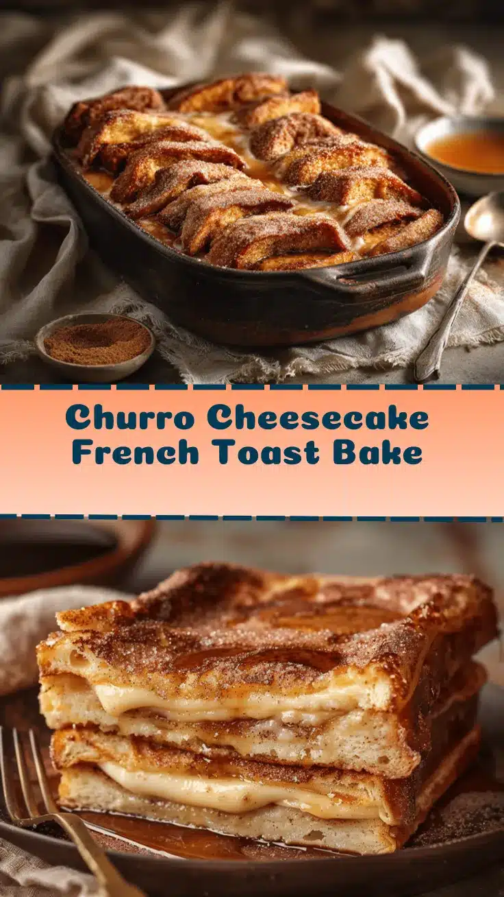 churro cheesecake French toast bake recipe