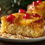 coconut pineapple upside-down cake - featured image