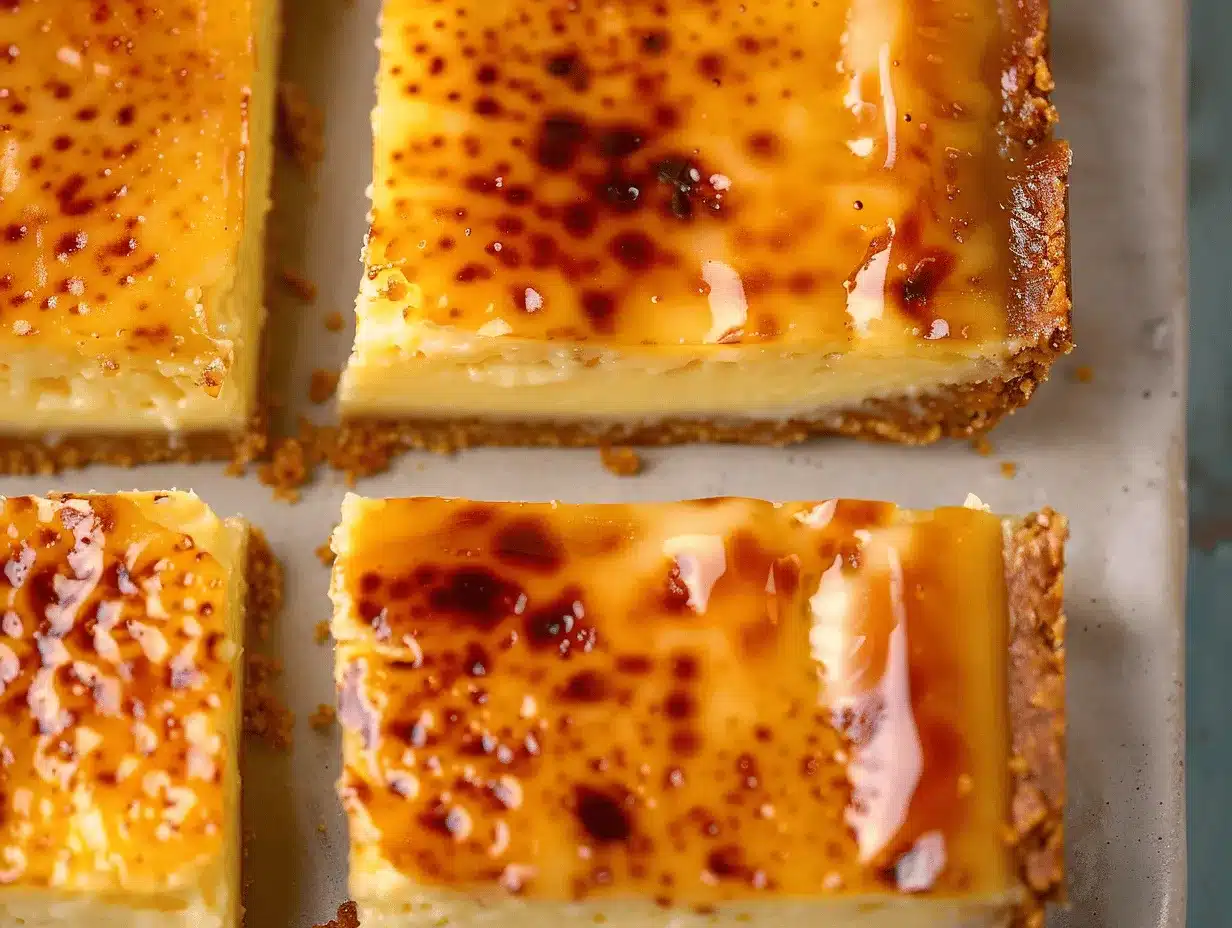 creme brulee cheesecake bars preparation steps