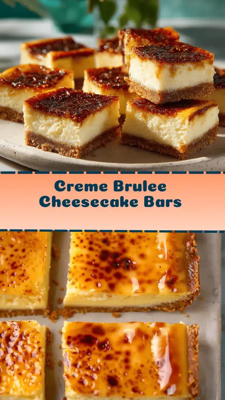 creme brulee cheesecake bars recipe