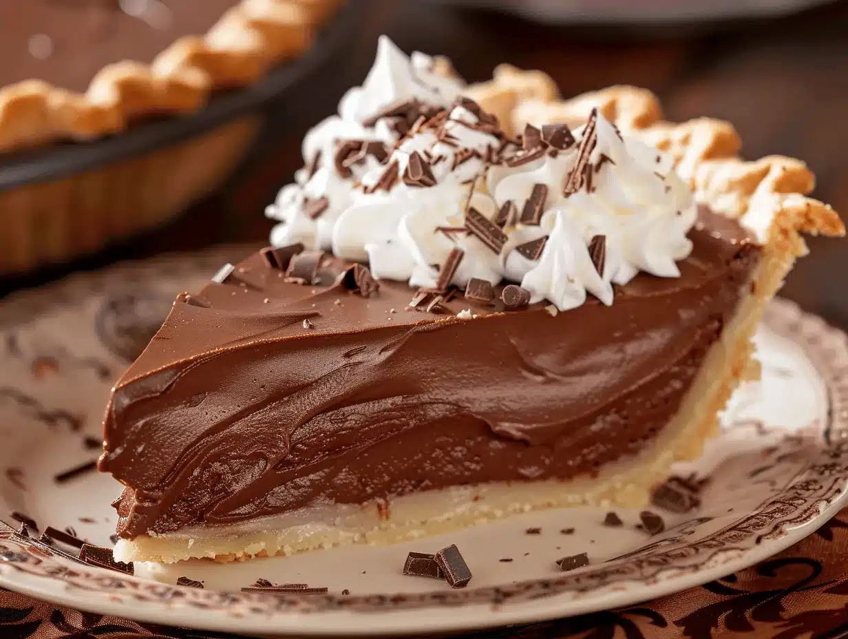 dark chocolate French silk pie preparation steps