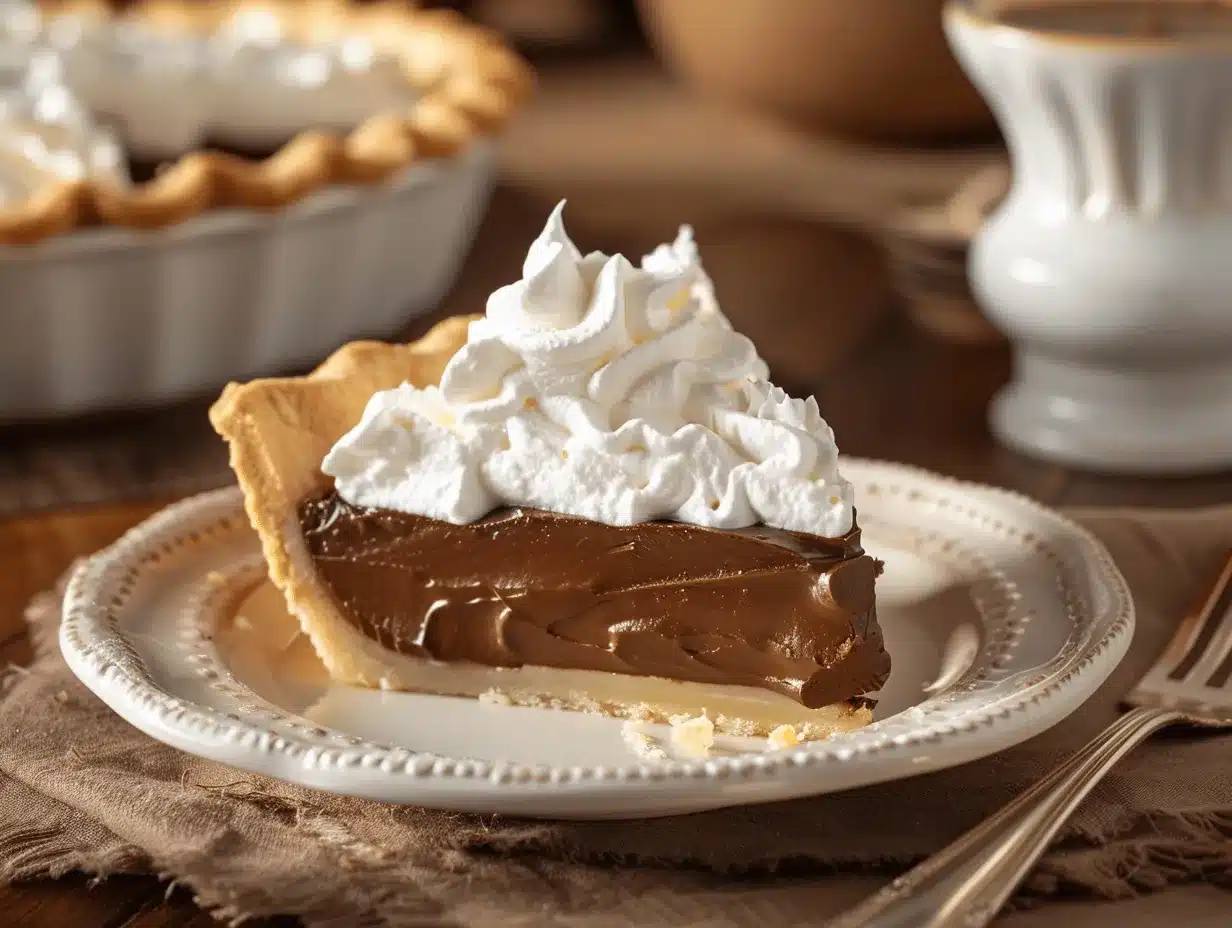 French Silk Pie preparation steps