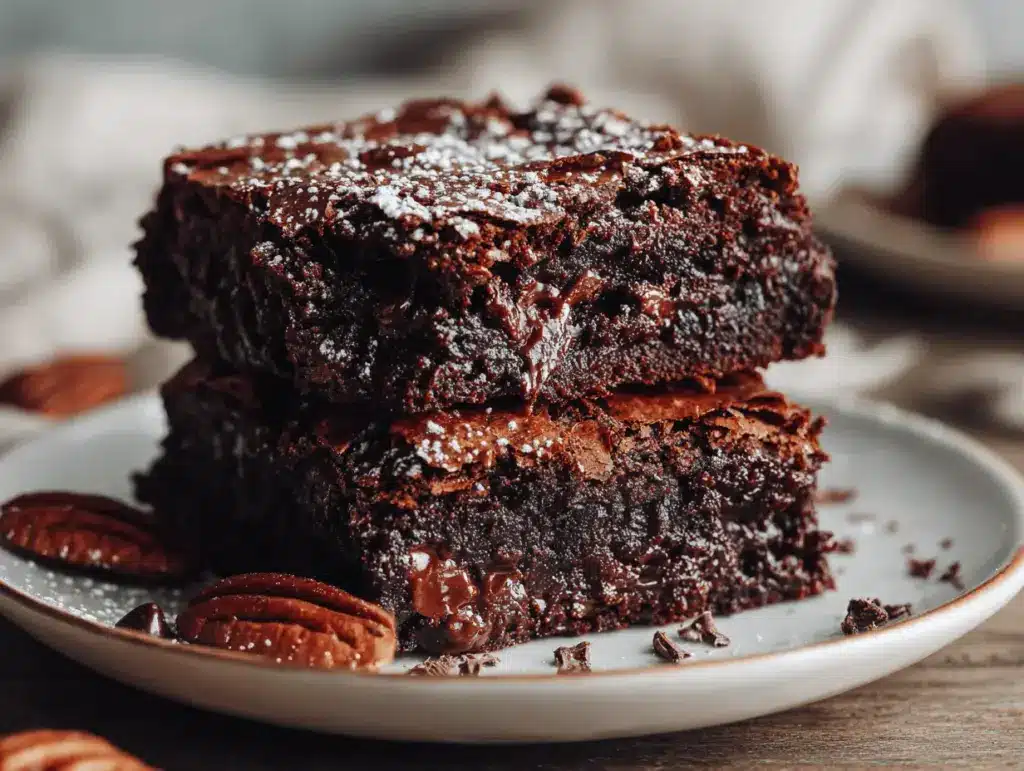 fudgy brownies recipe - featured image