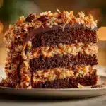 German chocolate cake recipe - featured image
