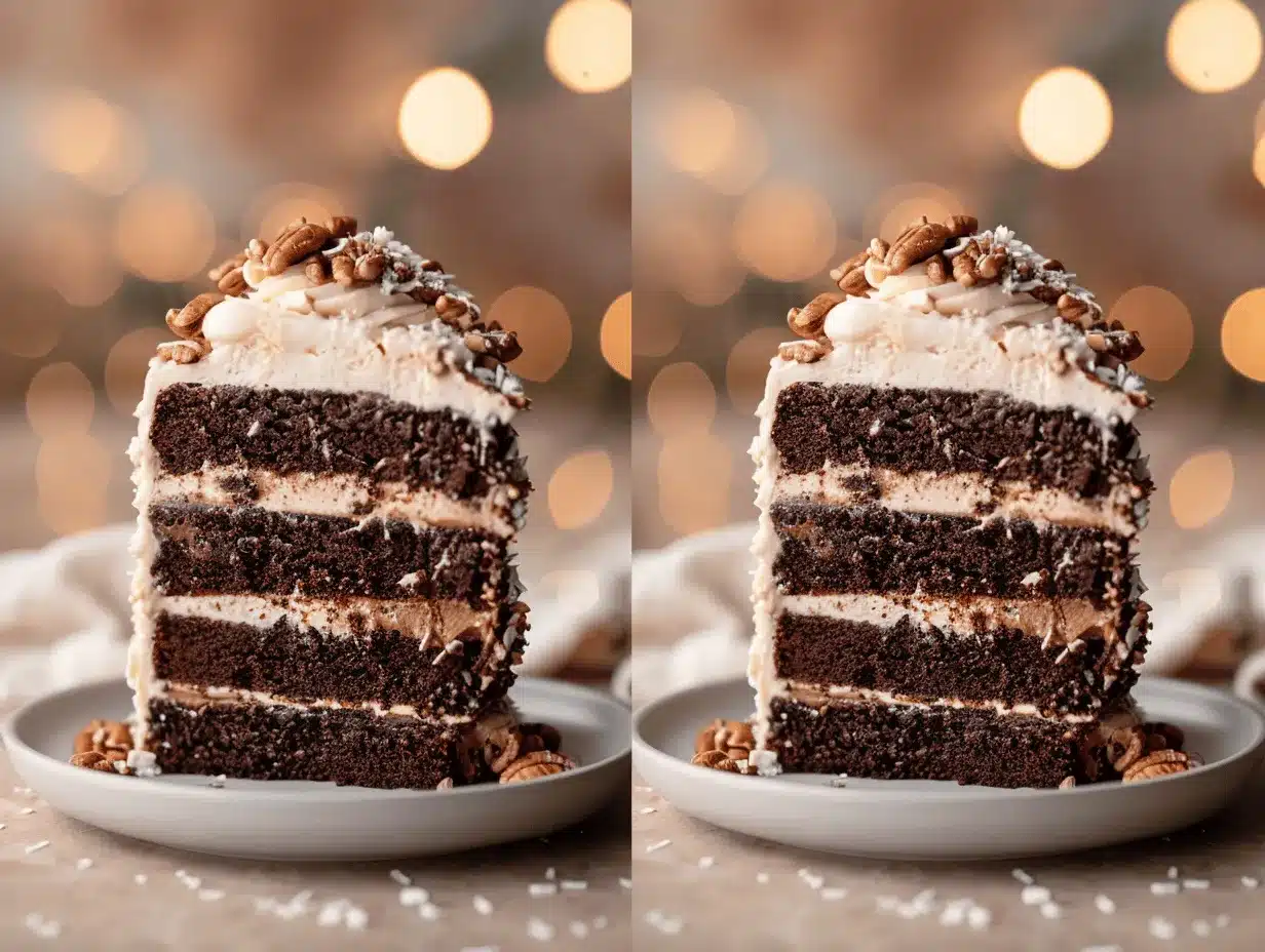 German chocolate cake recipe preparation steps