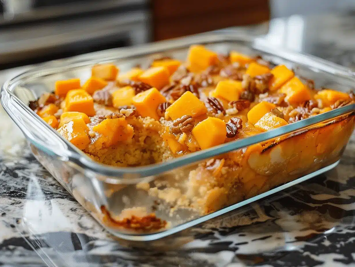 hummingbird cake with mango preparation steps