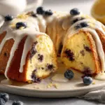 lemon blueberry pound cake - featured image