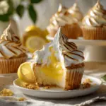 lemon meringue cream puff cupcakes - featured image