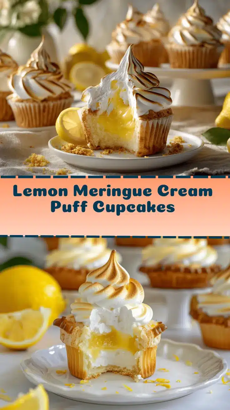 lemon meringue cream puff cupcakes recipe