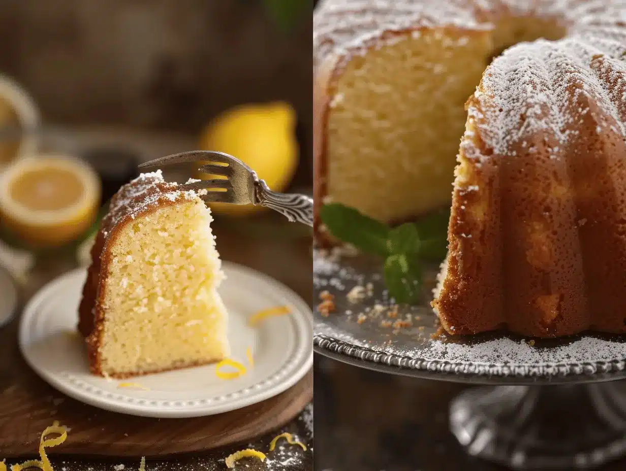 lemon pound cake preparation steps