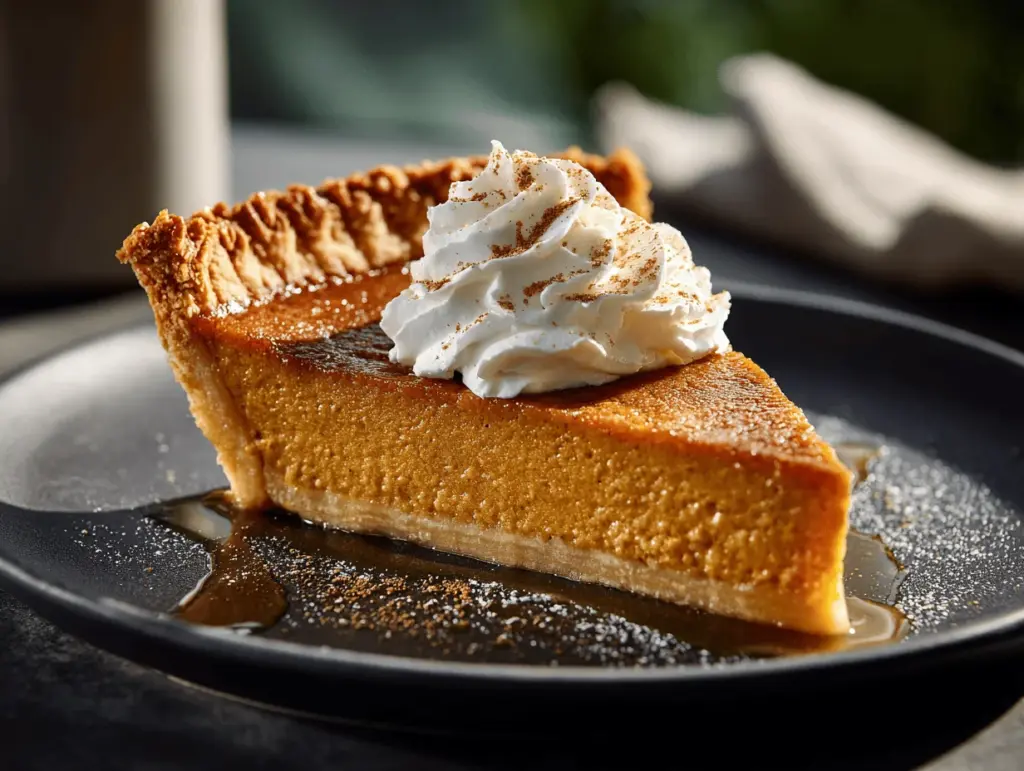 maple pumpkin pie - featured image