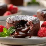 molten chocolate lava cakes - featured image