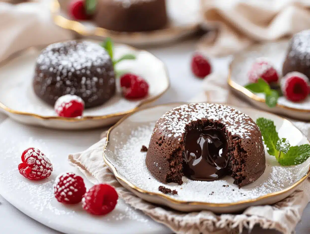 molten chocolate lava cakes preparation steps