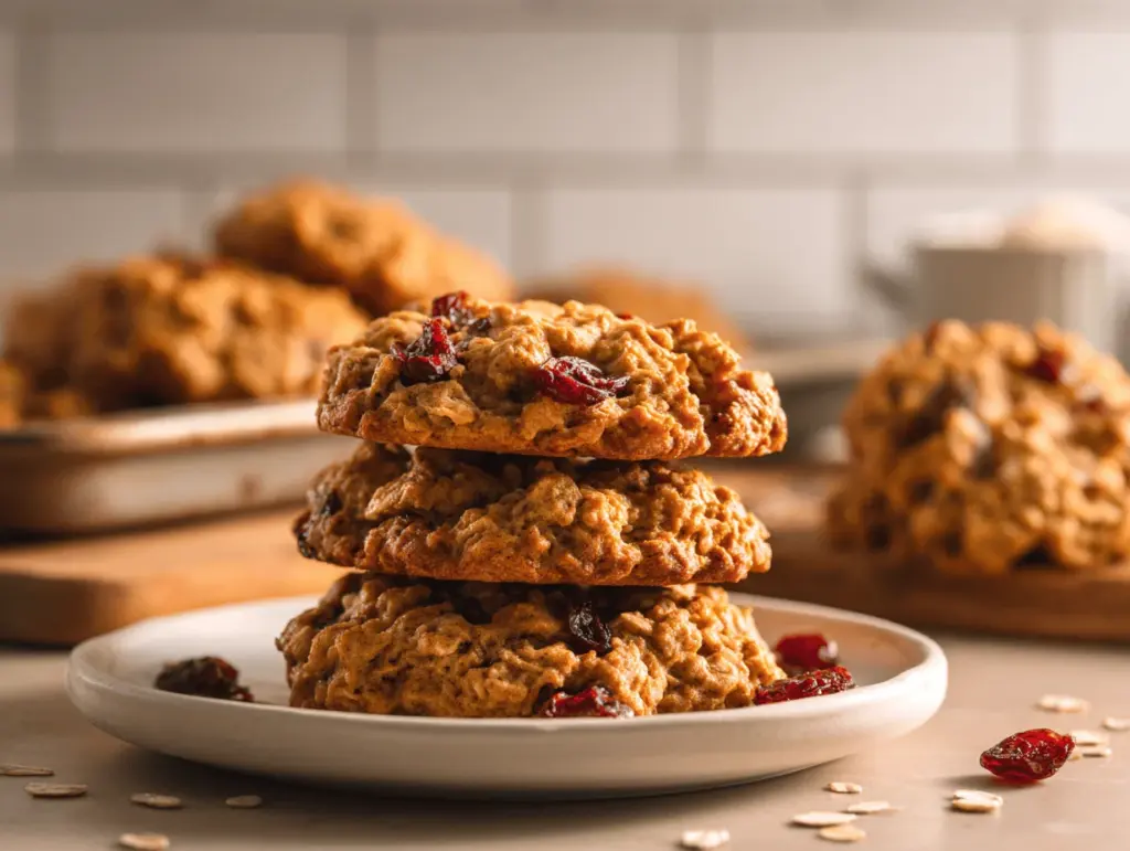 oatmeal cranberry cookies - featured image
