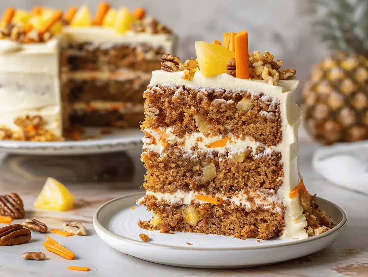 pineapple carrot cake preparation steps