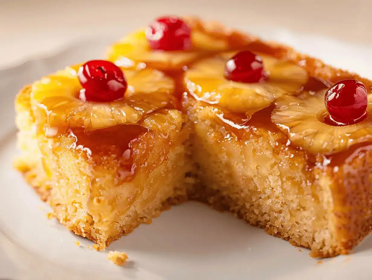 pineapple upside-down cake preparation steps