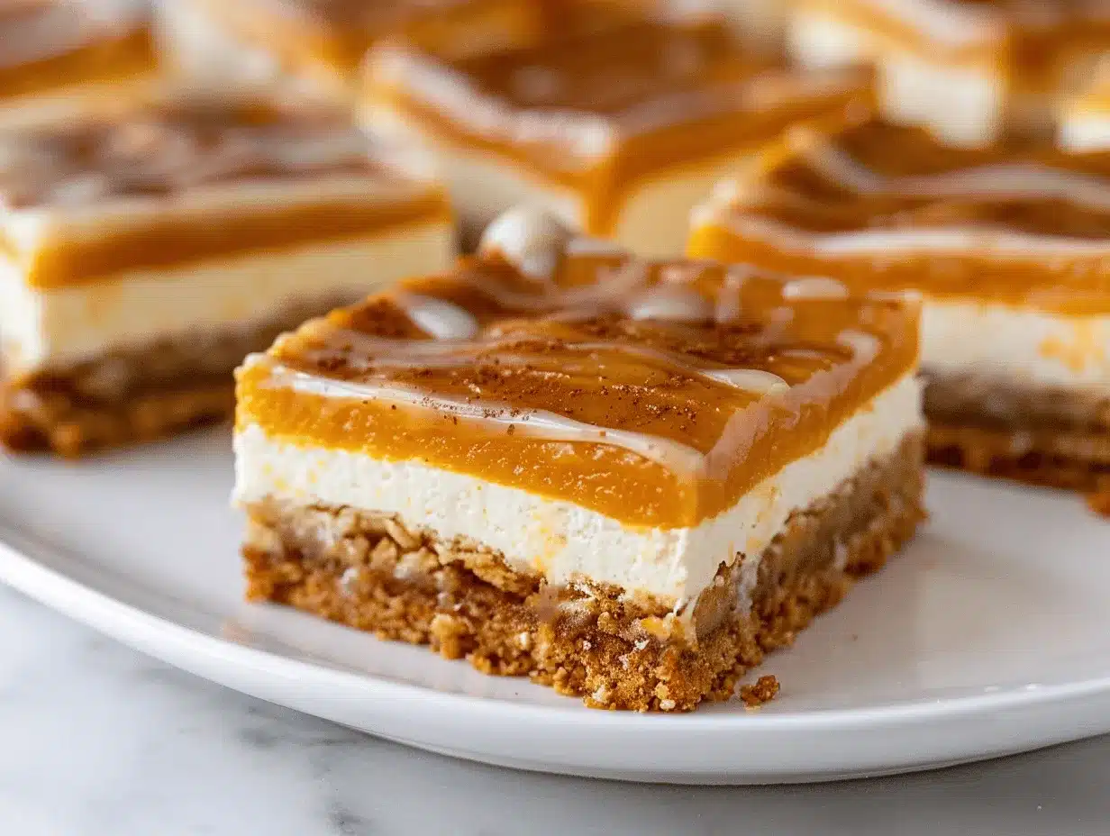 pumpkin spice cream cheese bars preparation steps
