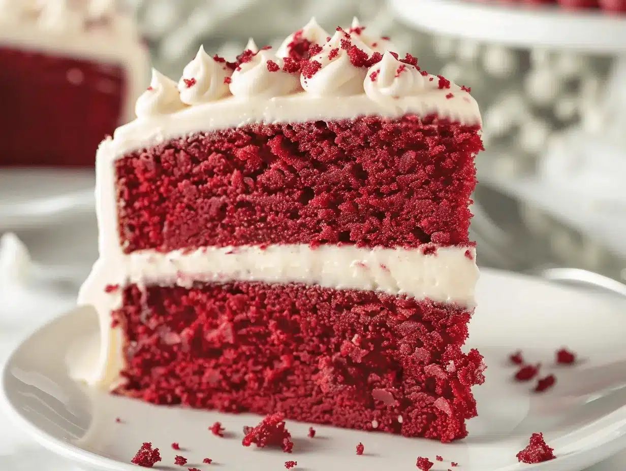 red velvet cake recipe preparation steps