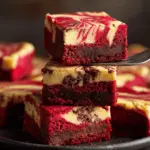 red velvet cheesecake brownies - featured image