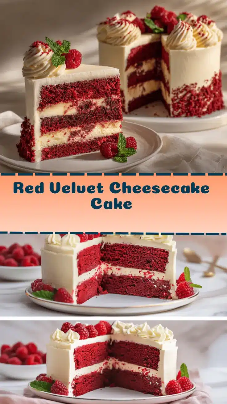 Red Velvet Cheesecake Cake recipe