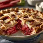rhubarb pie recipe - featured image
