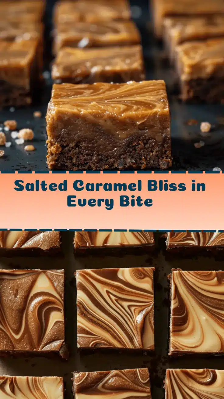 Salted Caramel Mocha Blondies recipe