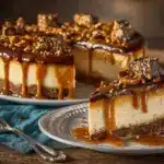 Salted Caramel Pretzel Millionaire’s Cheesecake - featured image