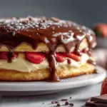 Strawberry Boston Cream Pie - featured image