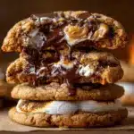 stuffed peanut butter s’mores cookies - featured image