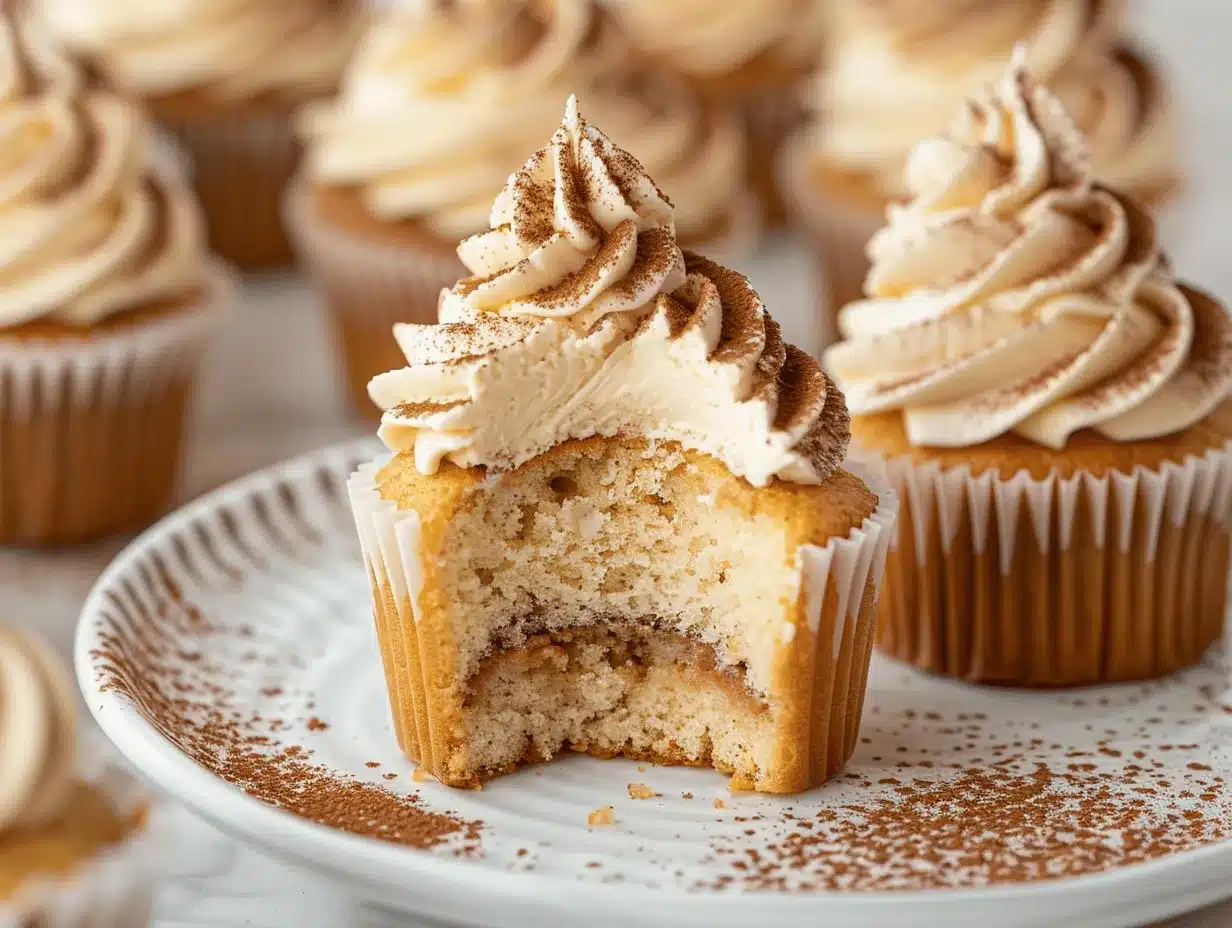 tiramisu latte cupcakes preparation steps