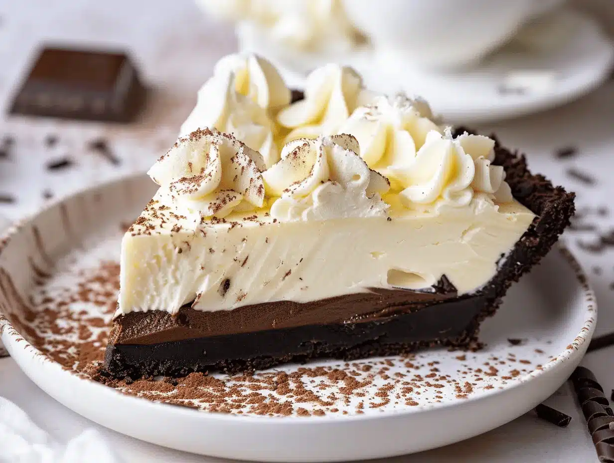 white chocolate mud pie preparation steps