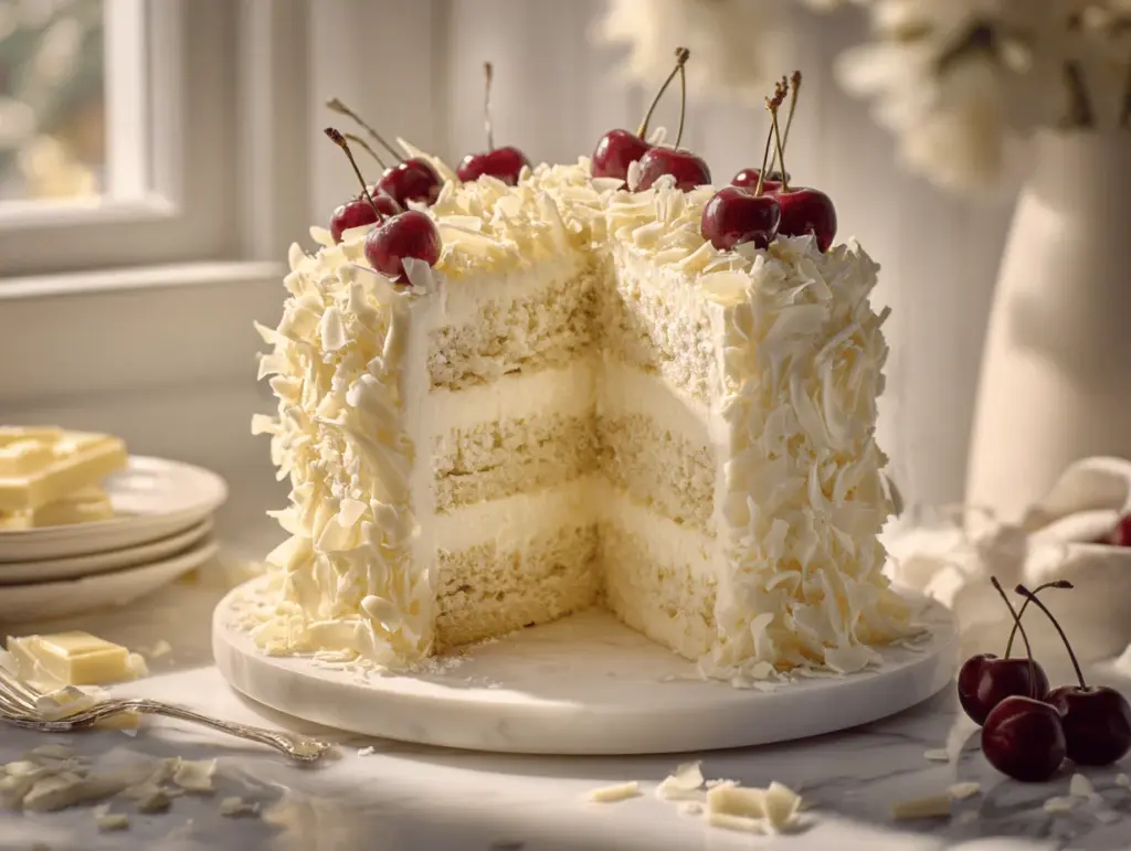 white forest cake - featured image